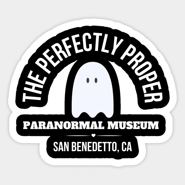 Paranormal Museum Logo Sticker by Kirsten Weiss Books